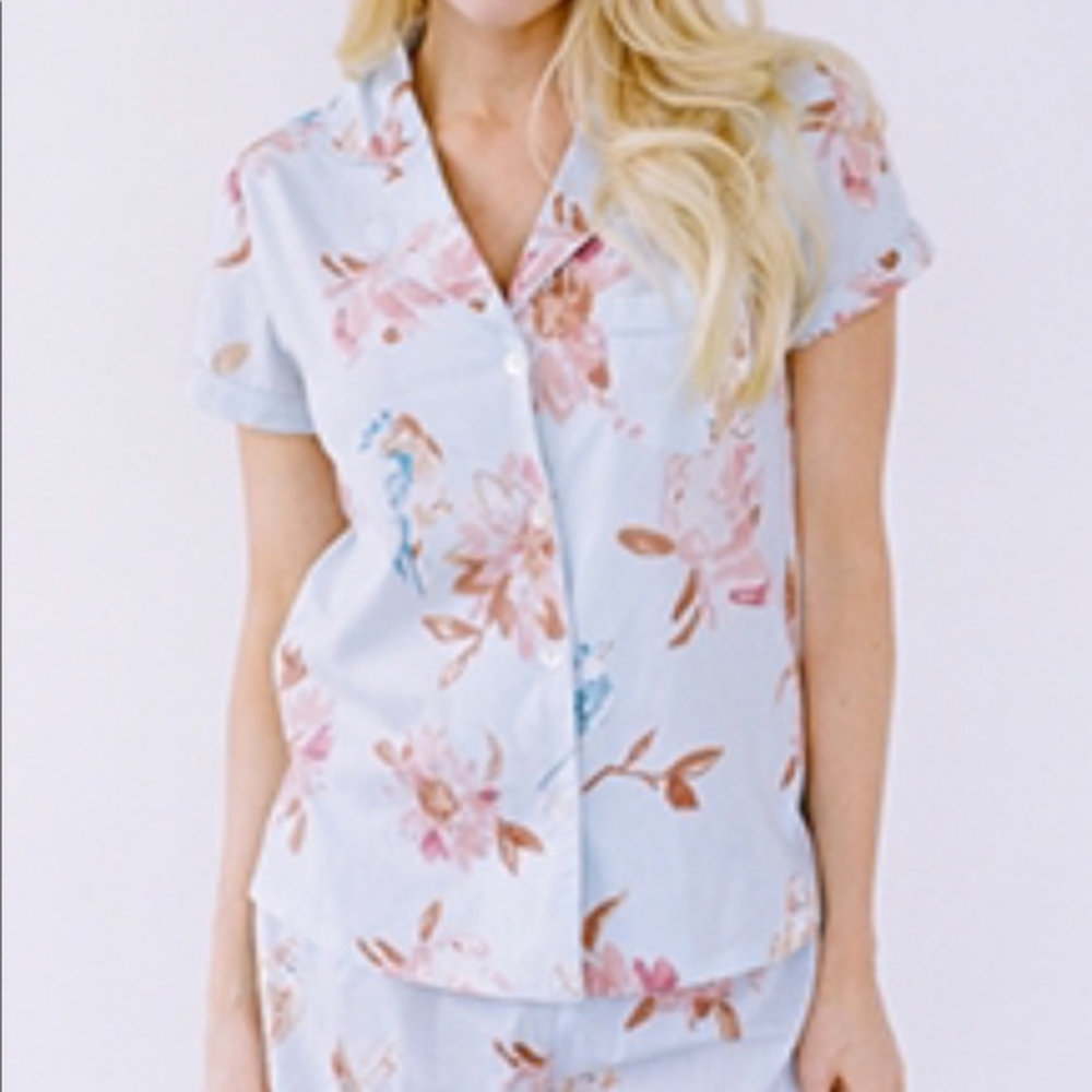Plum Pretty Sugar Bridal PJ TOP